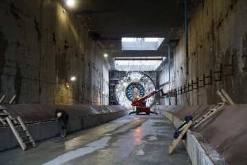 Świnoujście. Prace na budowie tunelu pod Świną 