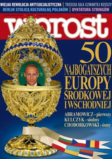 Okładka tygodnika Wprost nr 40/2004 (1140)