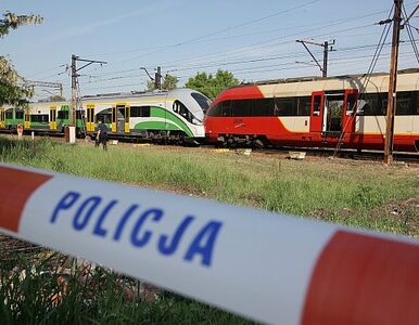 Miniatura: Zderzenie pociągów w Warszawie -...