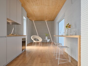 Dom wydrukowany z betonu, projekt ODA Architects i Coral Architects 