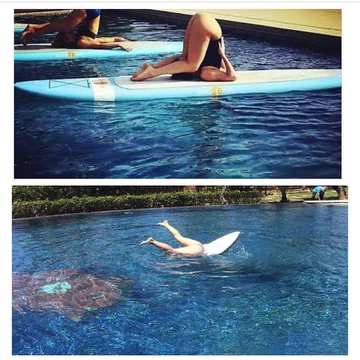 Idealne zdjęcie z Insagrama vs zwyczajne zdjęcie Celeste Barber 