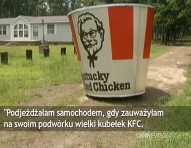 Miniatura: Podrzucił jej pod domem... gigantyczny...