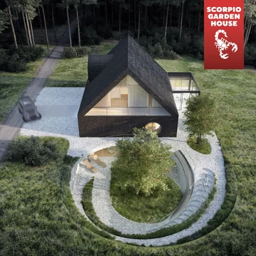 Dom ze schronem Scorpio House, projekt BXB Studio 