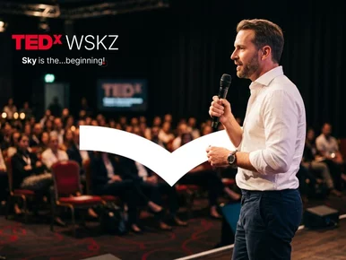 Miniatura: Wielka scena, wielkie idee. TEDxWSKZ: Sky...