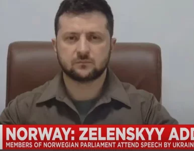 Miniatura: Zełenski w norweskim parlamencie: Możecie...