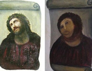 Miniatura: "Poprawiony" fresk zarobił 50 tysięcy euro