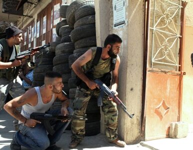 Miniatura: Syryjscy rebelianci obrazili się na...
