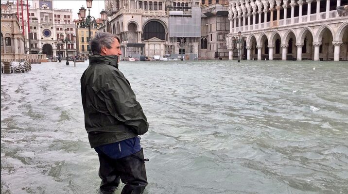 Miniatura: Powódź w Wenecji. Włochy pod wodą