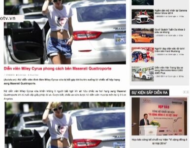 Miniatura: Miley Cyrus odzyskała skradzione maserati