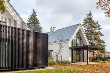 Dom jednorodzinny w Michałowicach, projekt Tissu Architecture 