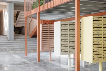 Dawny hotel robotniczy w Koszycach odzyskał modernistyczną godność, projekt  Atrium Architekti 