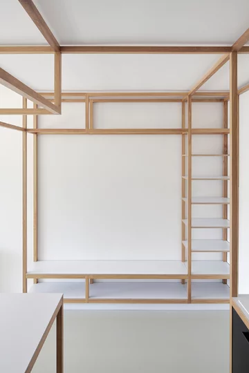 Małe mieszkanie, projekt Mjölk architekti Linka, Mjölk architekti, małe mieszkanie
