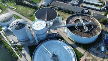 Oczyszczalnia ściek&oacute;w w&nbsp;Cukrowni Malbork