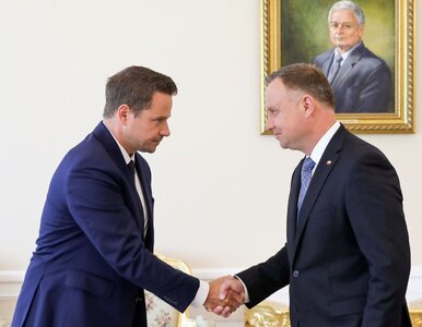 Miniatura: Andrzej Duda po spotkaniu z Rafałem...