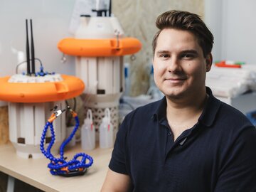 Filip Budny nagrodzony w&nbsp;2025 roku za&nbsp;projekt WaterSense