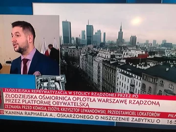 Pasek TVP za czasów prezesury Jacka Kurskiego 