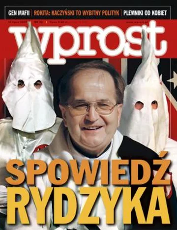 Okładka tygodnika Wprost nr 28/2007 (1281)