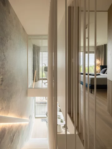 Dwupoziomowy rodzinny apartament wakacyjny w Świnoujściu, proj. Soul Interiors 