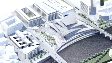 Projekt filharmonii w Pradze – Bjarke Ingels Group Linka, filharmonia, praga