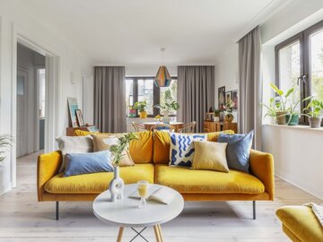 Mieszkanie w&nbsp;stylu vintage, projekt Weronika Budzichowska