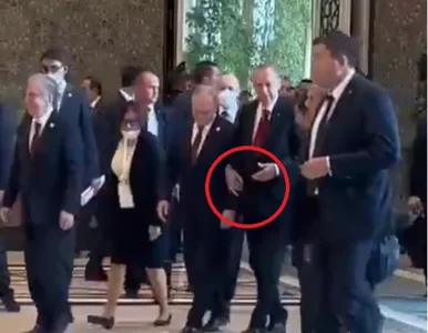 Miniatura: Erdogan prowadził pod rękę Putina? Moment...