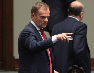 Miniatura: Tusk oskarża PiS o zdradę narodową. "Tylko...