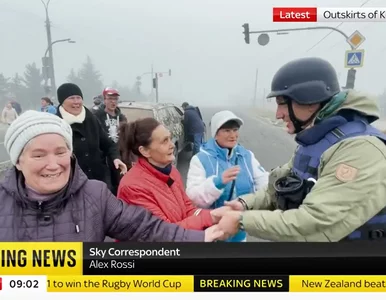 Miniatura: Pierwsi dziennikarze dotarli do Chersonia....