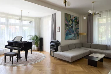 Renowacja willi z lat 30. w Pradze. Projekt Atelier Hajný 