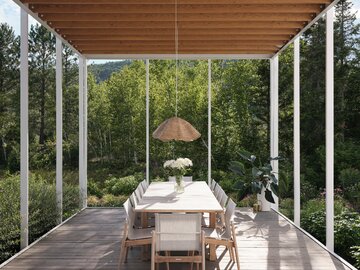 Dom nad jeziorem, projekt Ghoche Architect