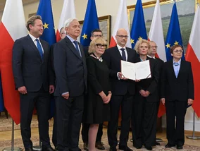Miniatura: Ślubowanie Berka bez prezydenta....