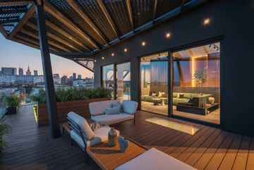 Penthouse projektu Kando Architects 