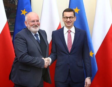 Miniatura: Timmermans o praworządności w Polsce....