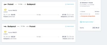 Tanie loty Budapeszt