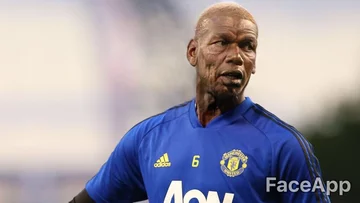 Paul Pogba postarzony przez FaceApp 