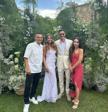 Sławomir i Anna Peszko, Anna i Robert Lewandowscy 