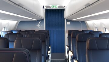 Wizualizacja kabiny Airbusa A220