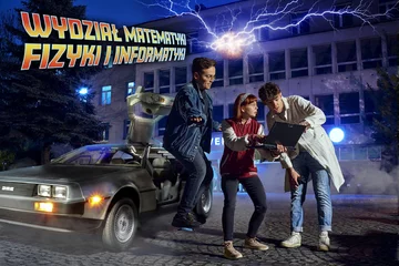 Plakat zachęcający do studiowania na Uniwersytecie Opolskim 