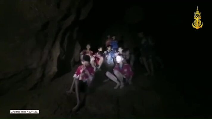 Miniatura: Akcja ratunkowa w tajlandzkiej jaskini
