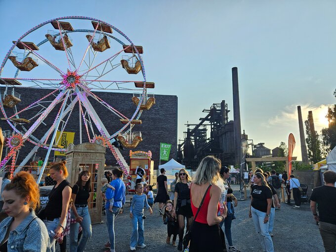 Teren festiwalu Colours of Ostrava