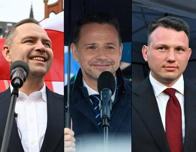 Miniatura: Trzaskowski ze spadkiem poparcia, Nawrocki...