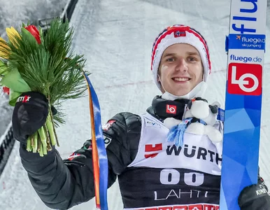 Miniatura: Norweska gwiazda skoków narciarskich...