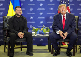 Miniatura: Trump spotkał się z Zełenskim. Kiedy...