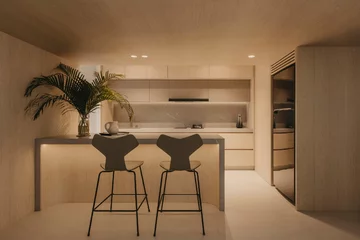 Przytulny minimalizm, projekt wnętrza Right Angle Studio 