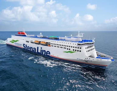 Miniatura: Prom Stena Line u wybrzeży Szwecji w...