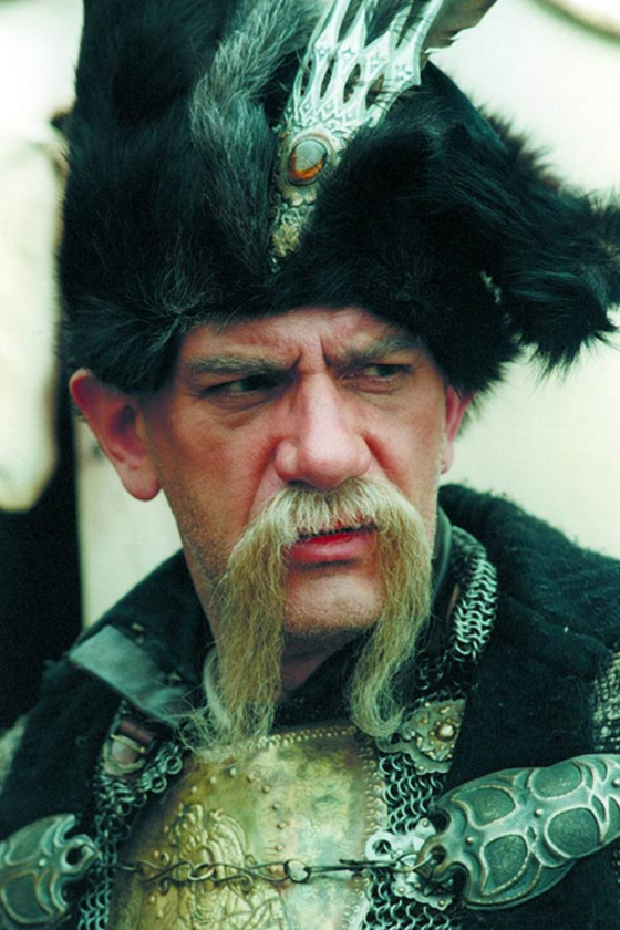 Wiktor Zborowski jako Longinus Podbipięta w filmie „Ogniem i mieczem” (1999) 