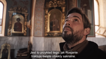 Kadr z&nbsp;filmu " Wymazać nar&oacute;d"
