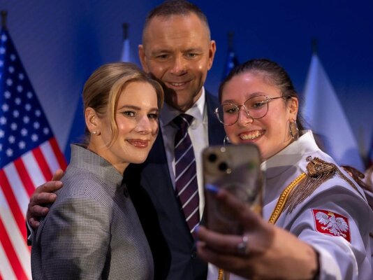 Miniatura: Marta Nawrocka z wizytą w USA. Te...
