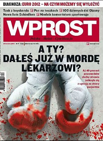 Okładka tygodnika Wprost nr 17/2009 (1372)