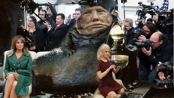 Przeróbka zdjęcia z Melanią Trump 