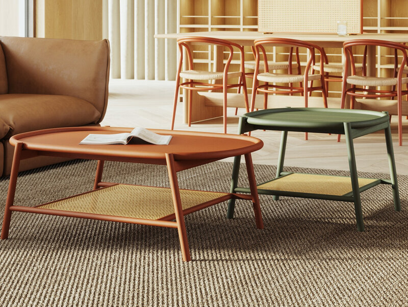 Stolik kawowy Drum, projekt Maja Ganszyniec dla Paged Meble